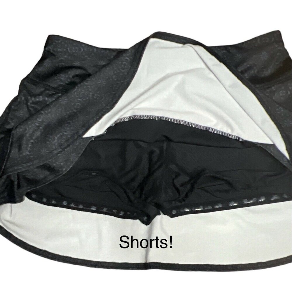 Athleta Skort Adult Small Black Stretch Active Tennis Running Golf Womens - Picture 4 of 4